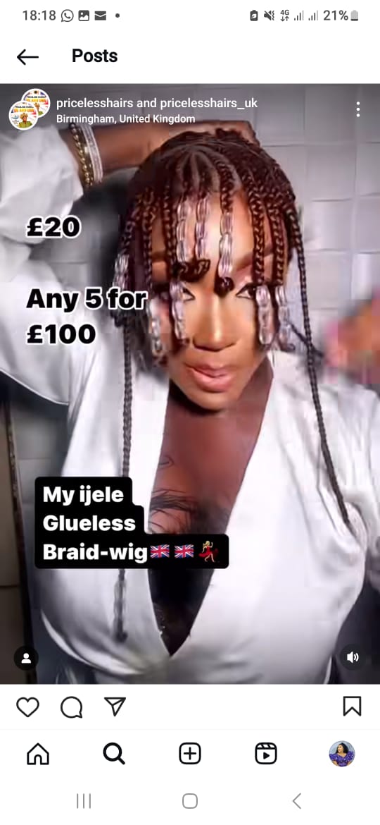 Braided wig