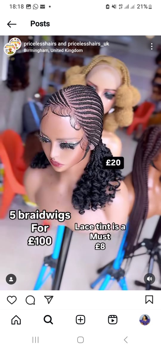 Braided wig