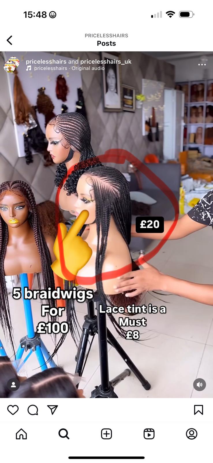 Braided wig