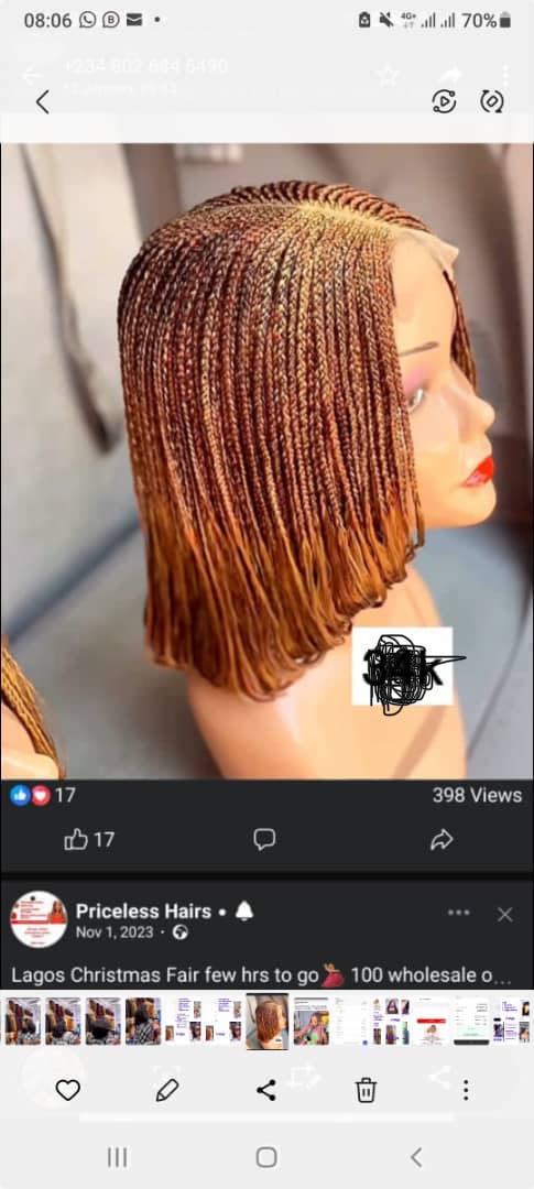 BRAID WIG 056