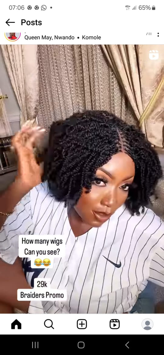 Braid wig 145